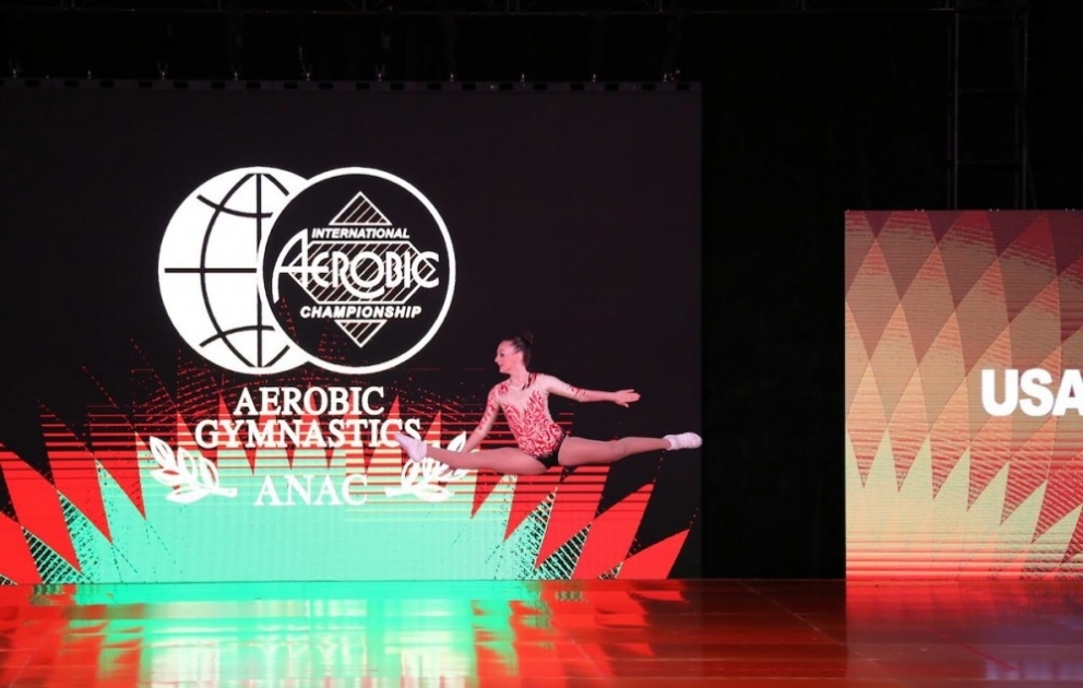 Azərbaycanlı gənc ABŞ-da keçirilən gimnastika üzrə beynəlxalq yarışda bürünc medal qazanıb VİDEO