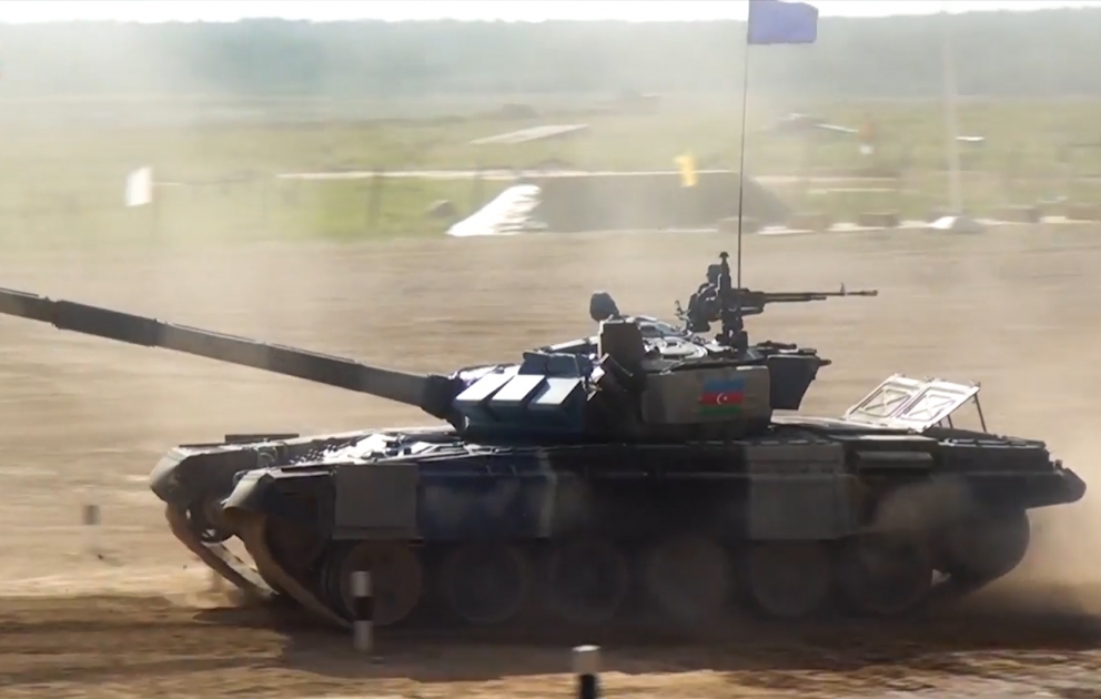 “Tank biatlonu-2018” müsabiqəsi davam edir VİDEO