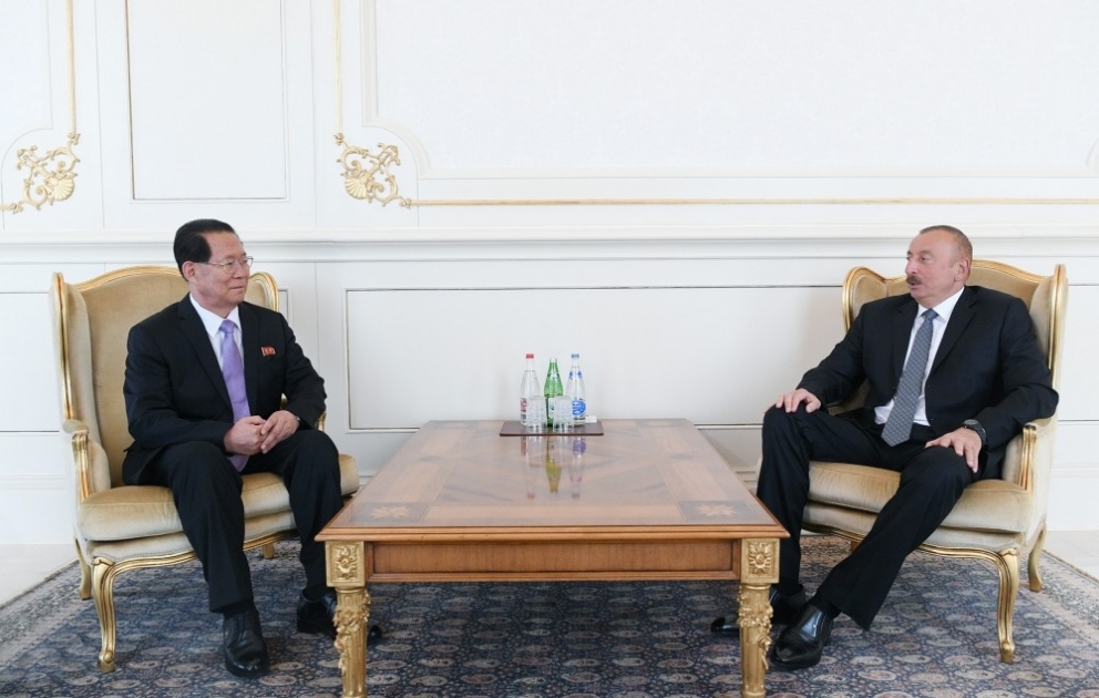 President Ilham Aliyev received credentials of incoming ambassador of Democratic People's Republic of Korea VIDEO