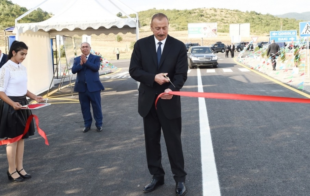 La route Moughanly-Ismayilli-Minga-Keyvandi-Chébian-Behlian a été mise en service VIDEO