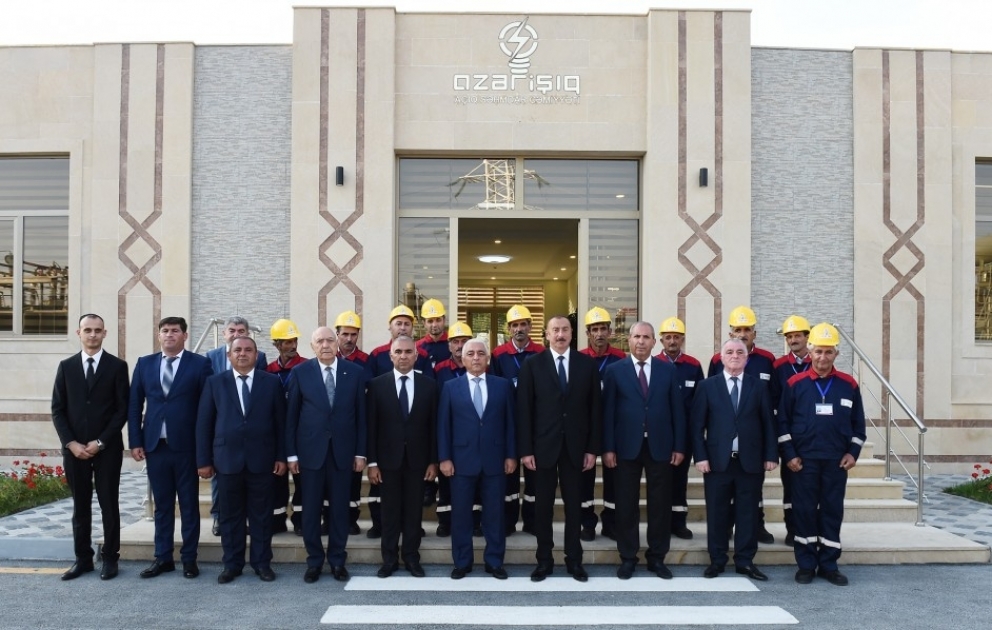 President Ilham Aliyev launched newly-reconstructed 110/35/10 kV Ismayilli substation VIDEO