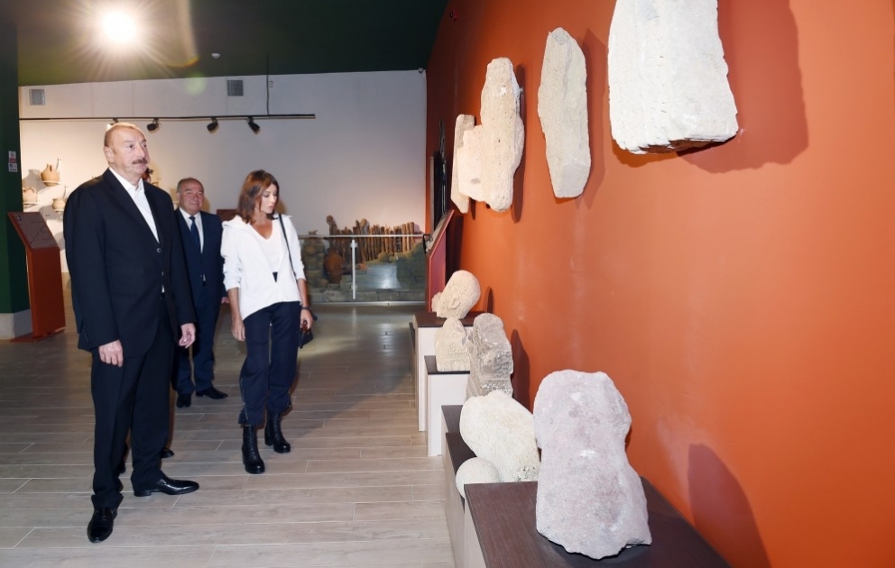 President Ilham Aliyev attended opening of Damirchi Archaeology Museum in Shamakhi district VIDEO