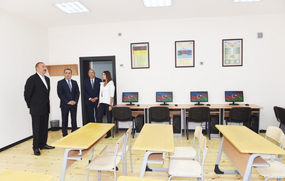 President Ilham Aliyev opened newly-built school in Lahij, Ismayilli district VIDEO
