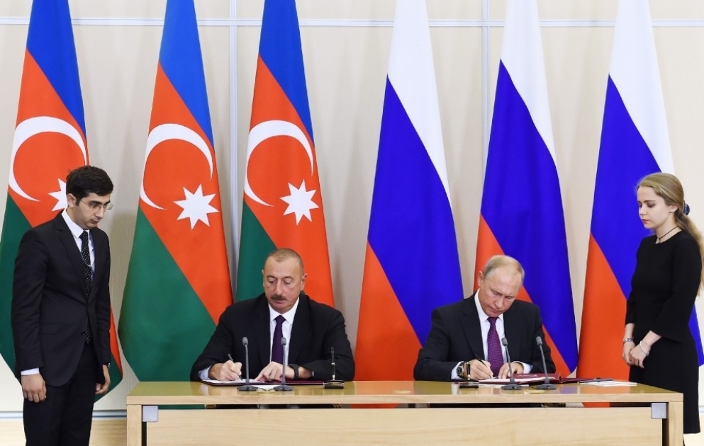 Azerbaijan-Russia documents signed VIDEO