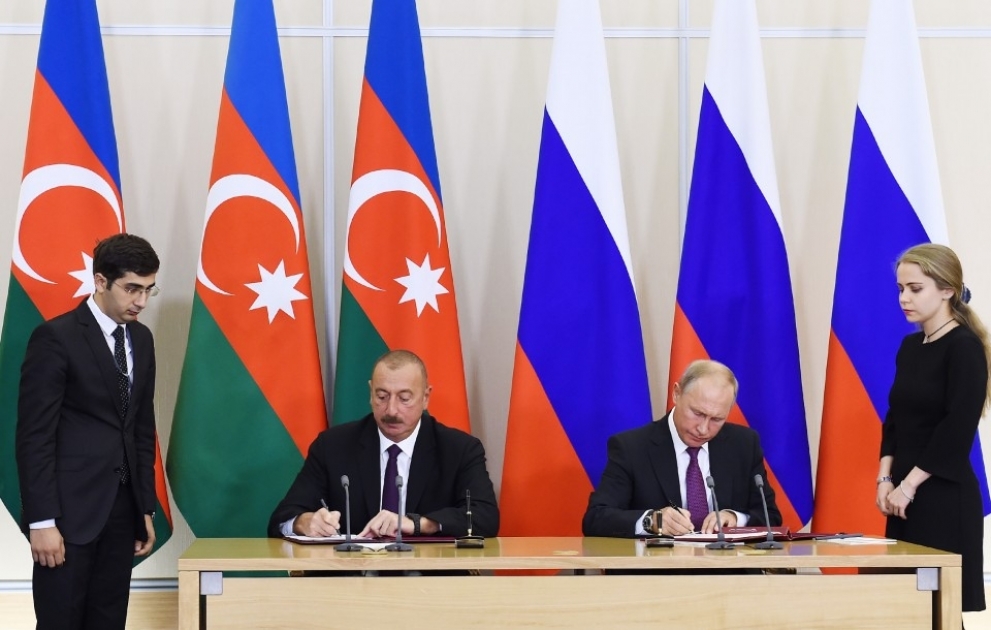 L’Azerbaïdjan et la Russie signent une série de documents VIDEO
