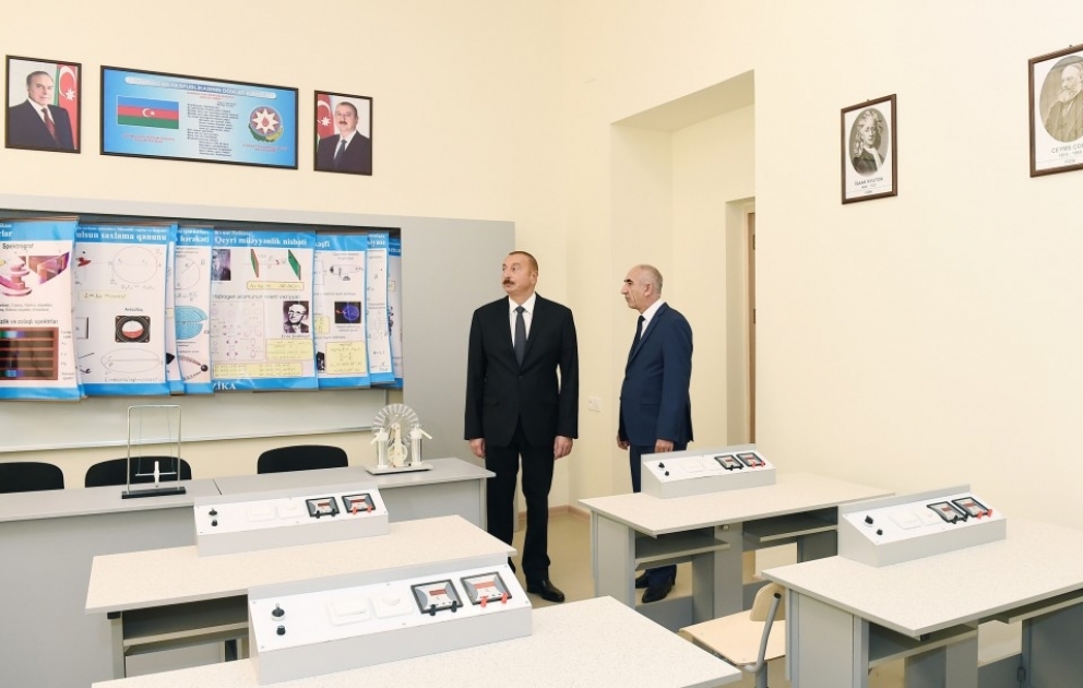 Technisch-humanitäres Lyzeum Nr. 2 im Sabail Bezirk von Baku vollständig rekonstruiert VIDEO