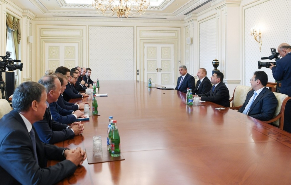 President Ilham Aliyev received delegation led by Austrian vice-chancellor VIDEO