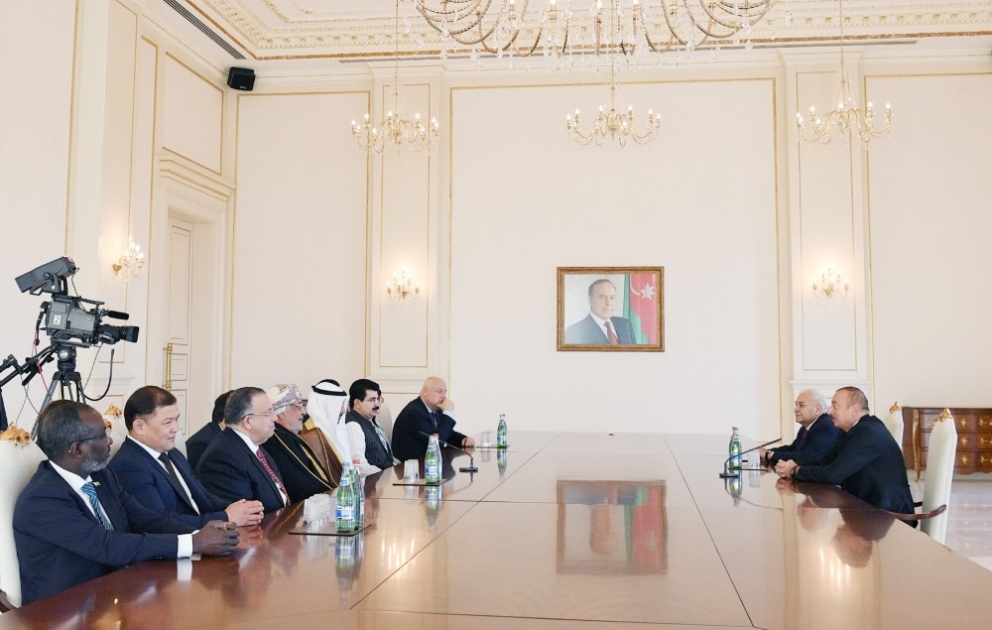 Prezident İlham Əliyev bir sıra ölkələrin parlament rəhbərlərini qəbul edib YENİLƏNİB VİDEO