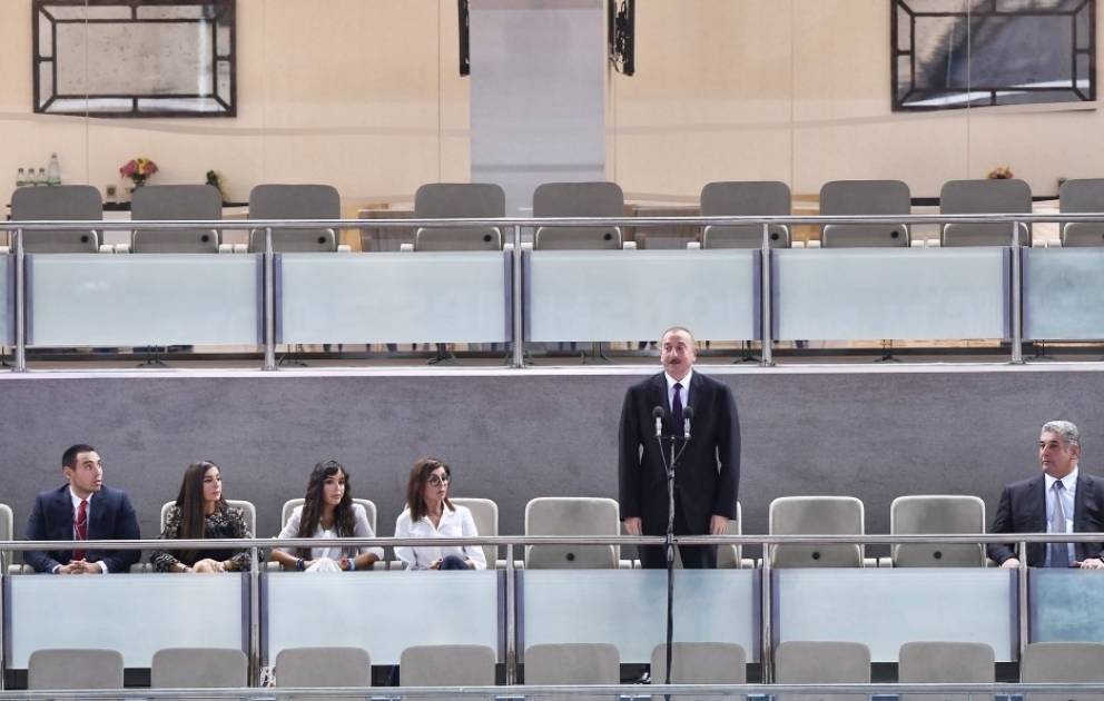 Cérémonie d’ouverture officielle des Championnats du monde de judo à Bakou Le président azerbaïdjanais participe à la cérémonie VIDEO