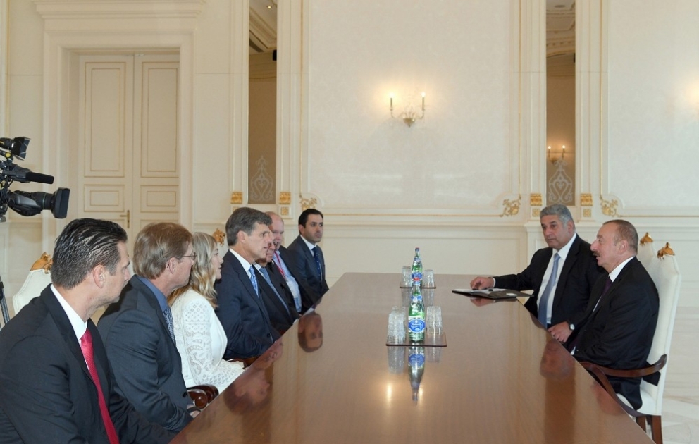 President Ilham Aliyev received delegation led by Special Olympics chairman VIDEO