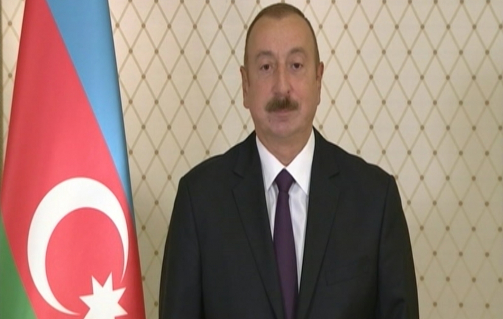 President Ilham Aliyev congratulated people of Azerbaijan on the launch of Azerspace-2 satellite VIDEO