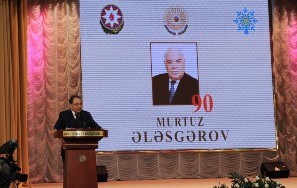 Görkəmli dövlət xadimi Murtuz Ələsgərovun 90 illik yubileyi münasibətilə beynəlxalq elmi-praktiki konfrans keçirilib YENİLƏNİB VİDEO