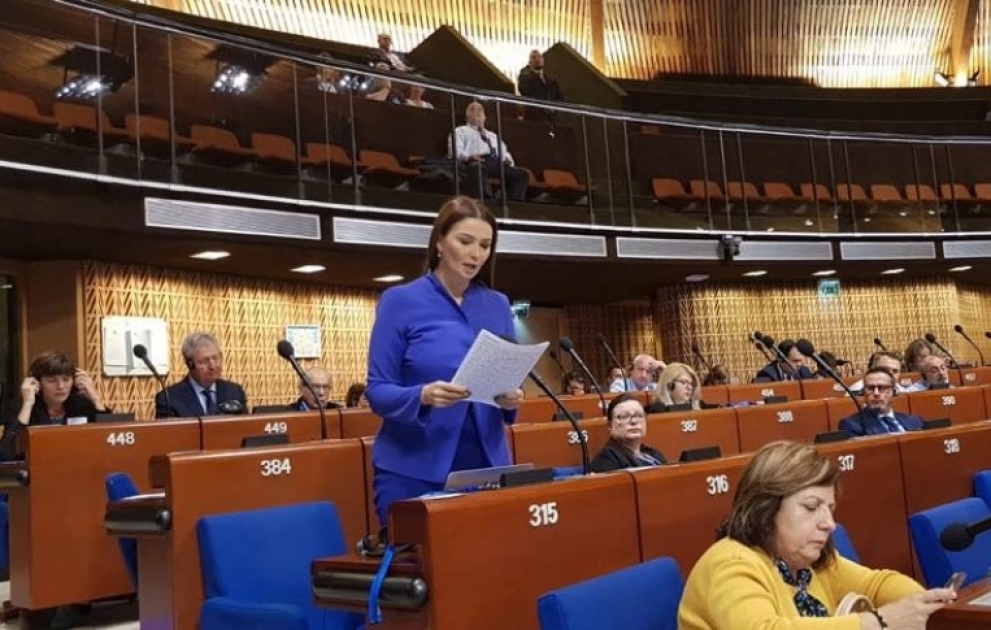 Milli Məclisin deputatı AŞPA-nın sessiyasında Türkiyə ilə bağlı hesabatdakı qərəzli fikirlərə cavab verib VİDEO
