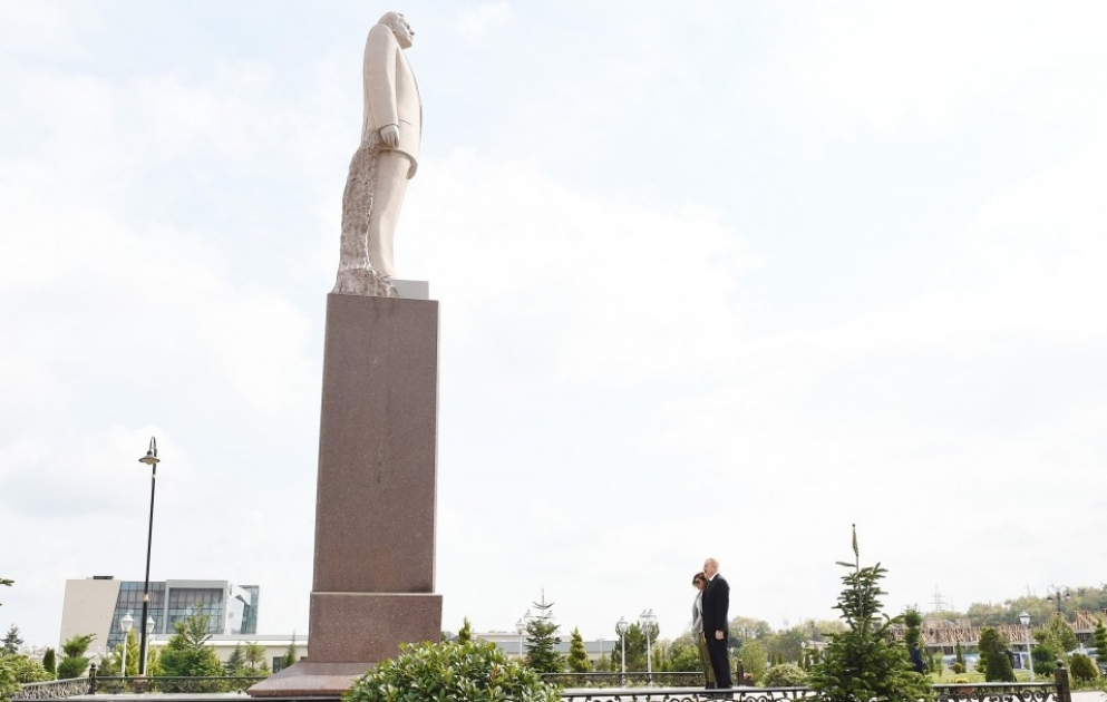 Präsident Ilham Aliyev zu Besuch in Guba VIDEO