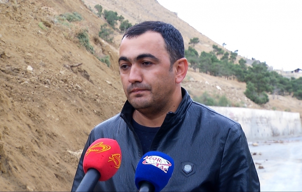 Sadiq Əmiraslanov: Badamdar sürüşmə sahəsində vəziyyət gərgin olaraq qalır VİDEO