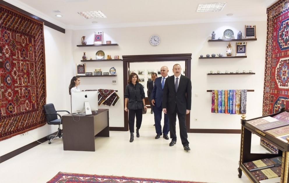President Ilham Aliyev attended opening of Lankaran branch of “Azerkhalcha” OJSC VIDEO
