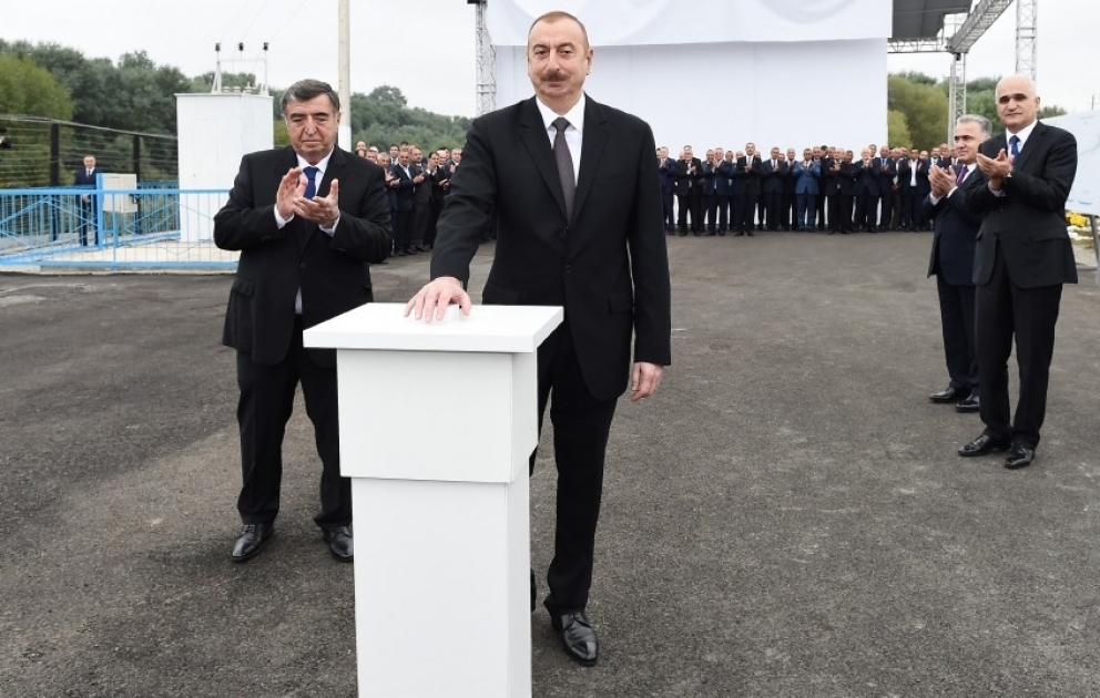 В Имишли состоялась церемония открытия нового канала-притока реки Араз  В церемонии принял участие Президент Ильхам Алиев ОБНОВЛЕНО ВИДЕО