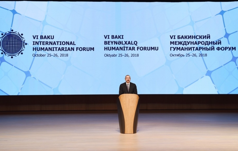 В Баку начал работу VI Международный гуманитарный форум  В официальной церемонии открытия Форума принял участие Президент Азербайджана Ильхам Алиев ОБНОВЛЕНО 2 ВИДЕО