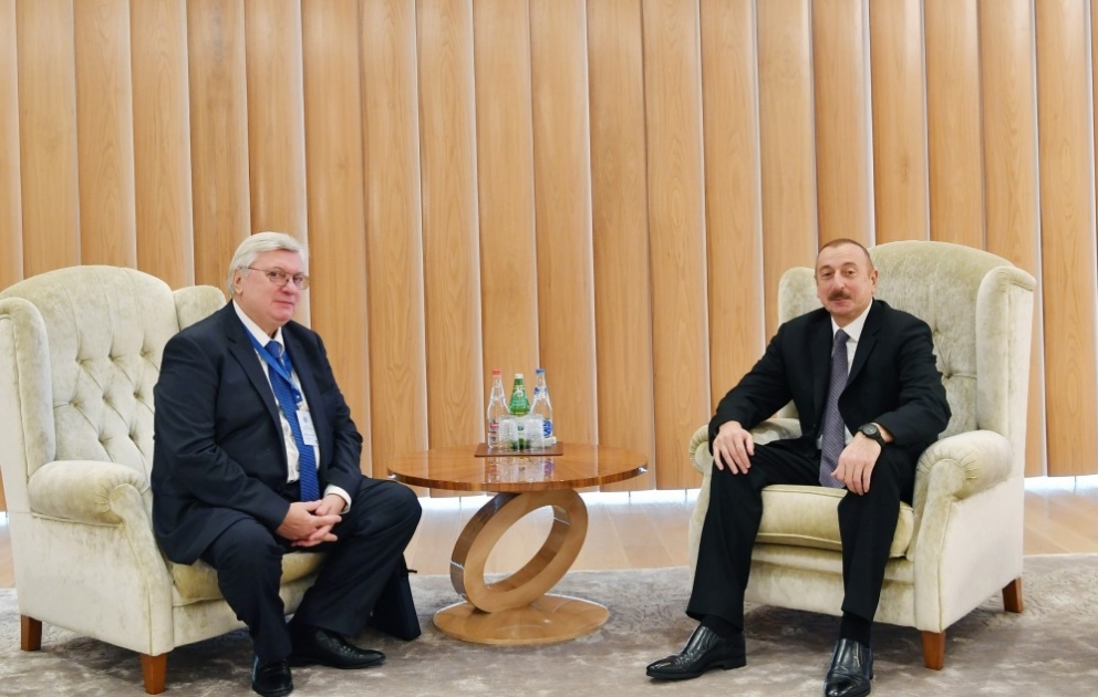 President Ilham Aliyev received rector of Moscow State Institute of International Relations VIDEO