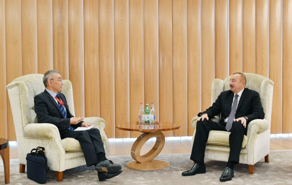 Prezident İlham Əliyev UNESCO-nun baş direktorunun müavinini qəbul edib YENİLƏNİB VİDEO