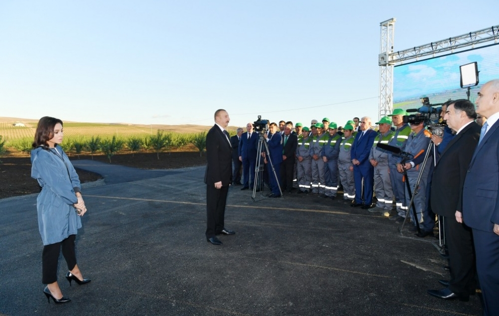 In Gakh Region Agropark geschaffen VIDEO