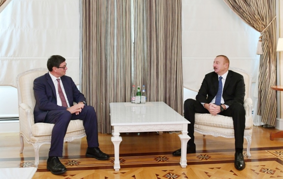 Staatspräsident Ilham Aliyev empfängt schweizerische Delegation VIDEO