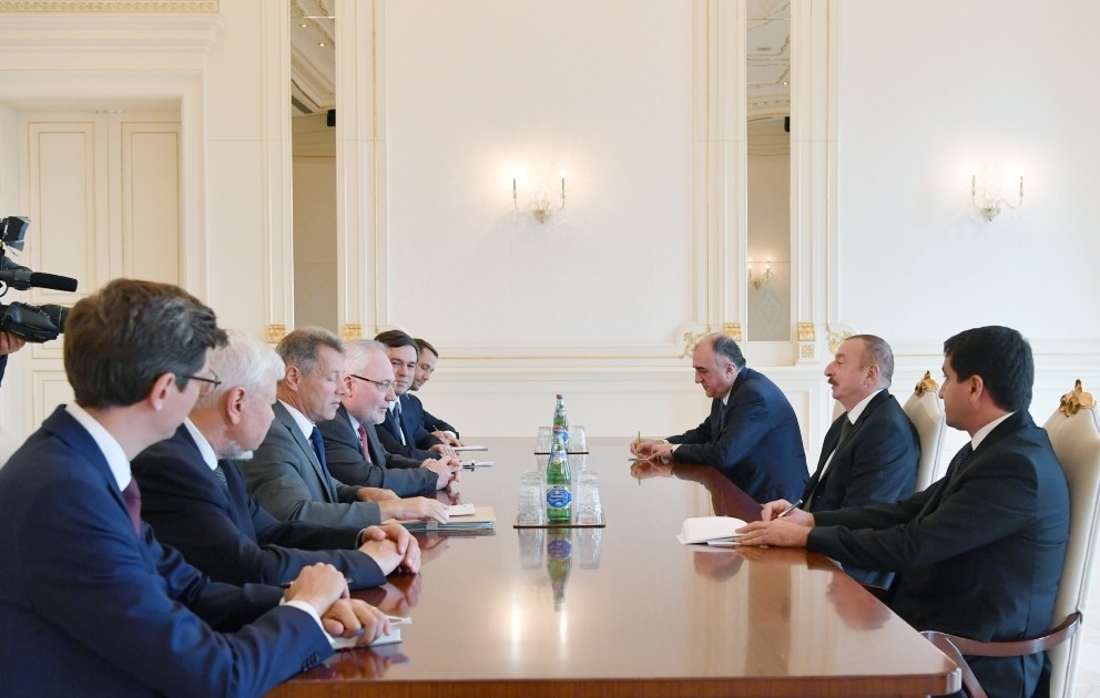 Президент Ильхам Алиев принял сопредседателей Минской группы ОБСЕ ОБНОВЛЕНО ВИДЕО