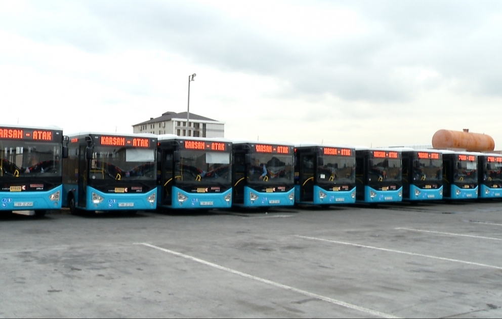 Bakıya 50 yeni avtobus gətirilib YENİLƏNİB VİDEO