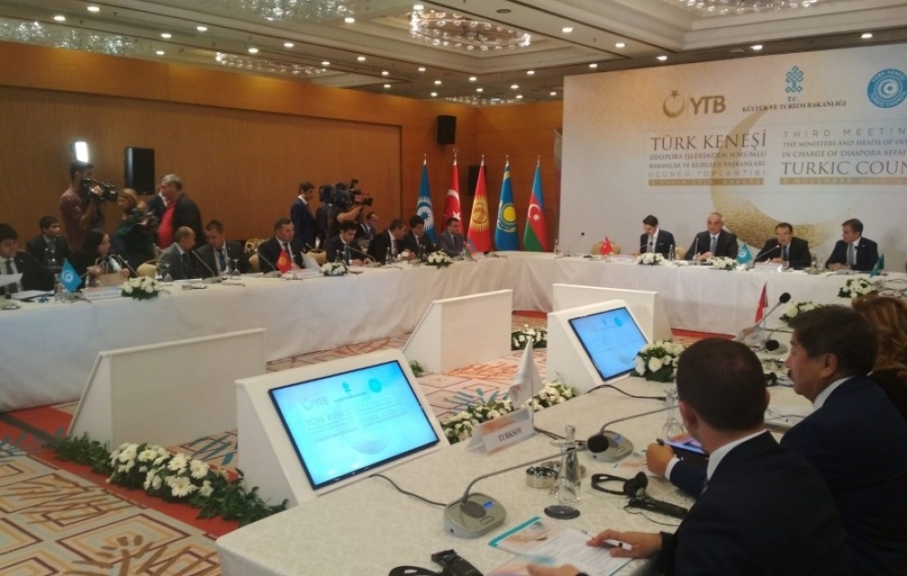 Ankarada Türk Şurasına üzv ölkələrin diaspor məsələlərinə məsul dövlət qurumlarının rəhbərlərinin üçüncü iclası keçirilib YENİLƏNİB  VİDEO