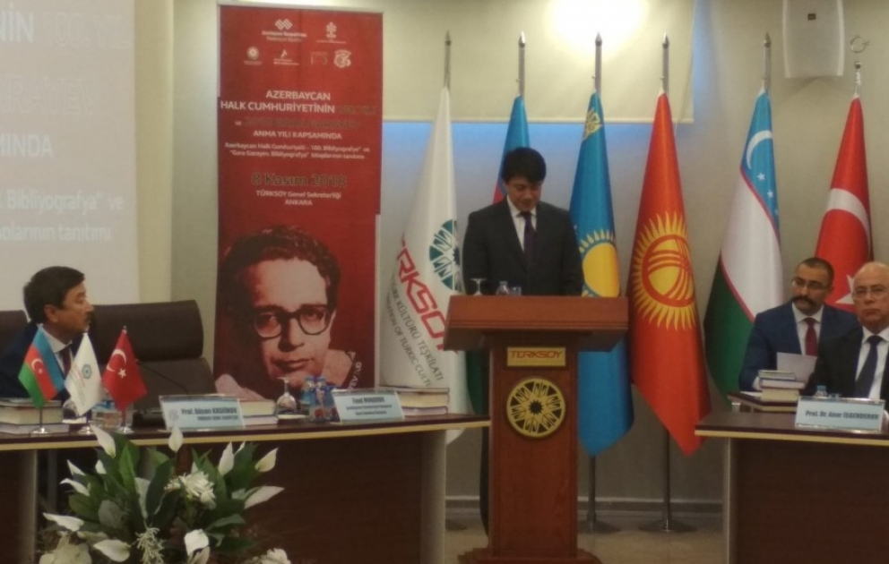 Azərbaycan Xalq Cümhuriyyətinə həsr edilmiş kitabın Ankarada təqdimatı keçirilib VİDEO