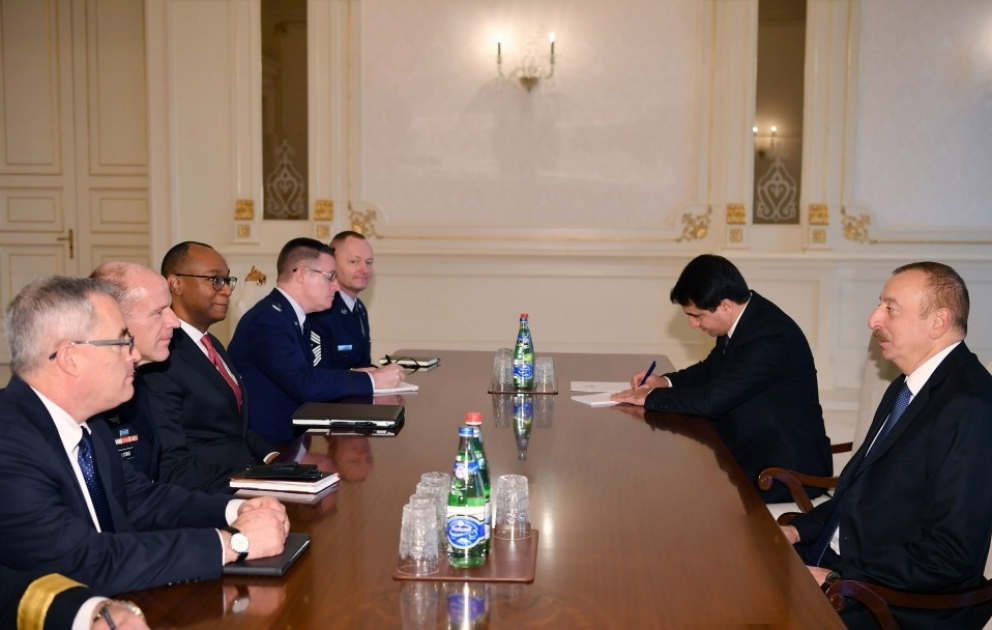 President Ilham Aliyev received delegation led by commander of U.S. Transportation Command VIDEO