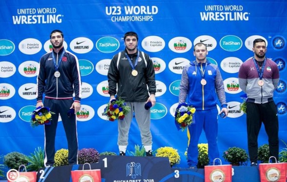 Azərbaycan güləşçisi dünya çempionatının qızıl medalını qazanıb VİDEO