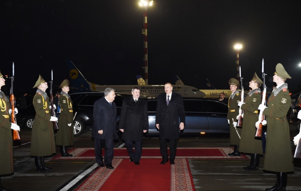 President Ilham Aliyev completed official visit to Belarus VIDEO
