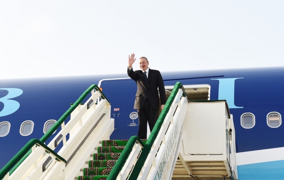 Le président azerbaïdjanais a achevé sa visite officielle au Turkménistan VIDEO