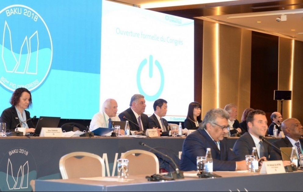 Bakıda Beynəlxalq Gimnastika Federasiyasının 82-ci Konqresinin açılışı olub VİDEO