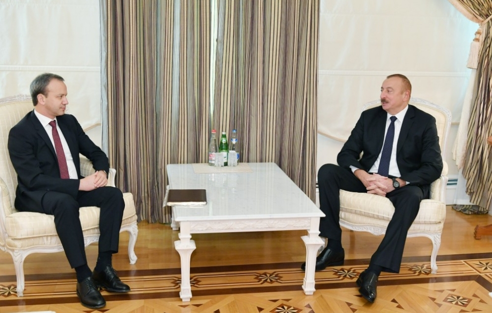 President Ilham Aliyev received FIDE president VIDEO