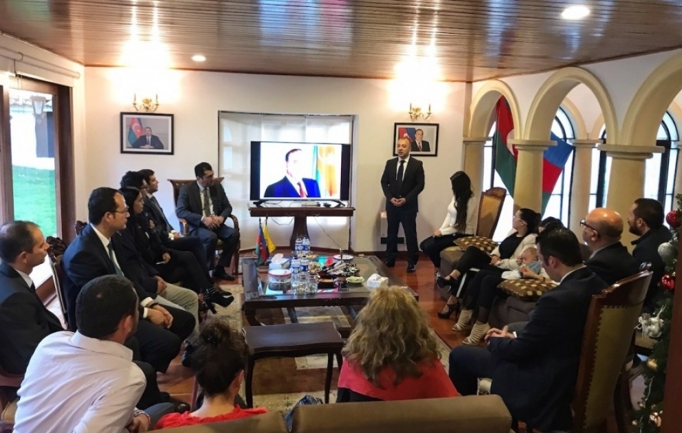 Ümummilli lider Heydər Əliyevin xatirəsi Kolumbiyada da anılıb VİDEO