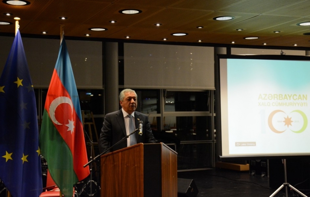 Azərbaycan Xalq Cümhuriyyətinin 100 illiyi Avropa Parlamentində təntənə ilə qeyd edilib VİDEO