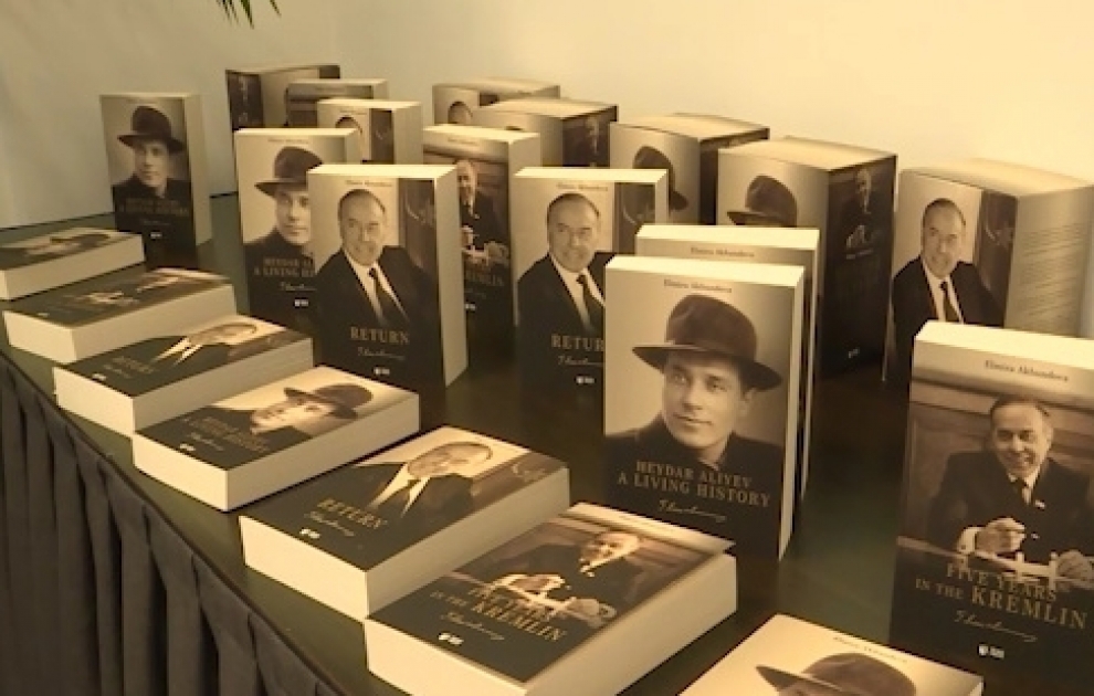 Haaqada “Heydər Əliyev: Şəxsiyyət və zaman” çoxcildliyinin təqdimatı olub VİDEO