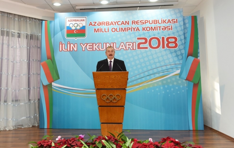 Azərbaycan Prezidenti İlham Əliyev 2018-ci ilin idman yekunlarına həsr olunan mərasimdə iştirak edib YENİLƏNİB 3 VİDEO