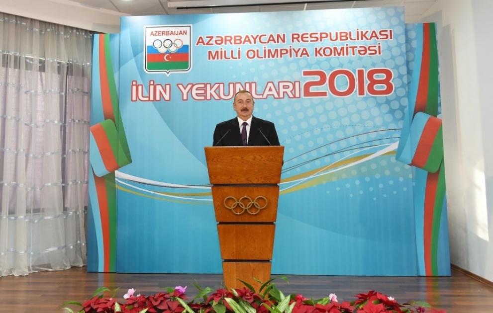 President Ilham Aliyev attended ceremony dedicated to 2018 sporting results VIDEO