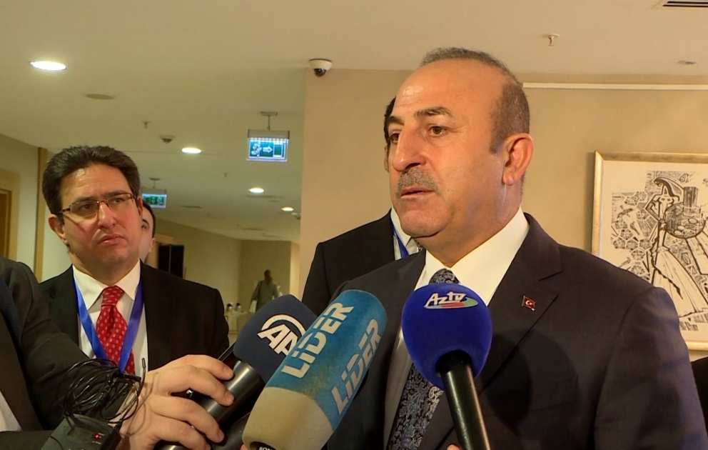 Mövlud Çavuşoğlu: Azərbaycanın QDİƏT-ə sədrliyi müddətində bir sıra məsələlər həll edilib VİDEO