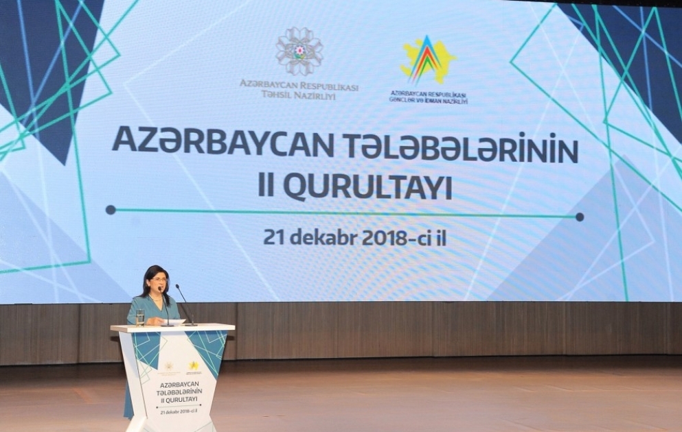 Прошел II съезд азербайджанских студентов  ОБНОВЛЕНО ВИДЕО