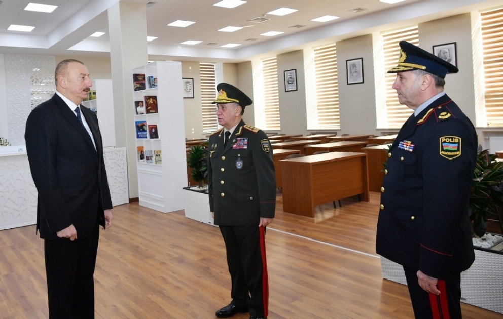 Le président Ilham Aliyev inaugure le nouveau bâtiment de l’Académie de police VIDEO