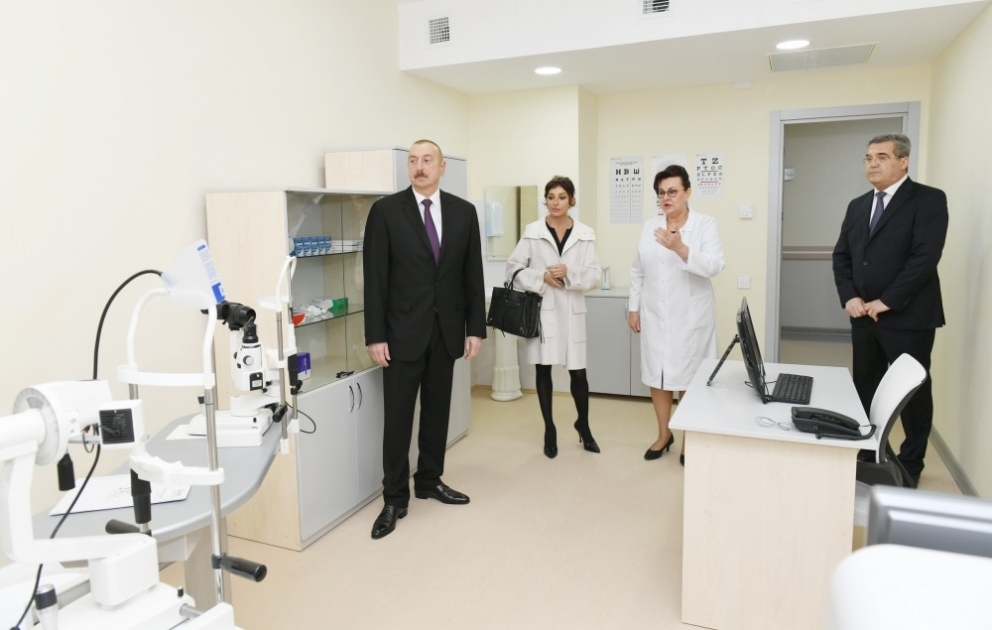 Prezident İlham Əliyev Qaradağ rayonunun Qobustan qəsəbəsində yeni inşa olunan xəstəxananın açılışında iştirak edib YENİLƏNİB VİDEO
