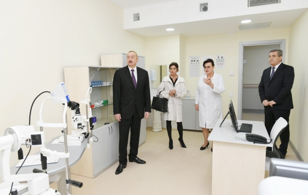 President Ilham Aliyev inaugurated newly built hospital in Gobustan settlement, Garadagh district VIDEO