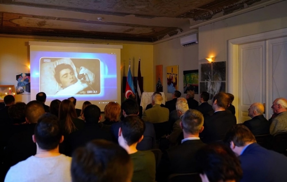 1990-cı ildə Bakıda, 1991-ci ildə Riqada törədilmiş 20 Yanvar faciələrinə həsr olunan anım tədbiri təşkil edilib VİDEO