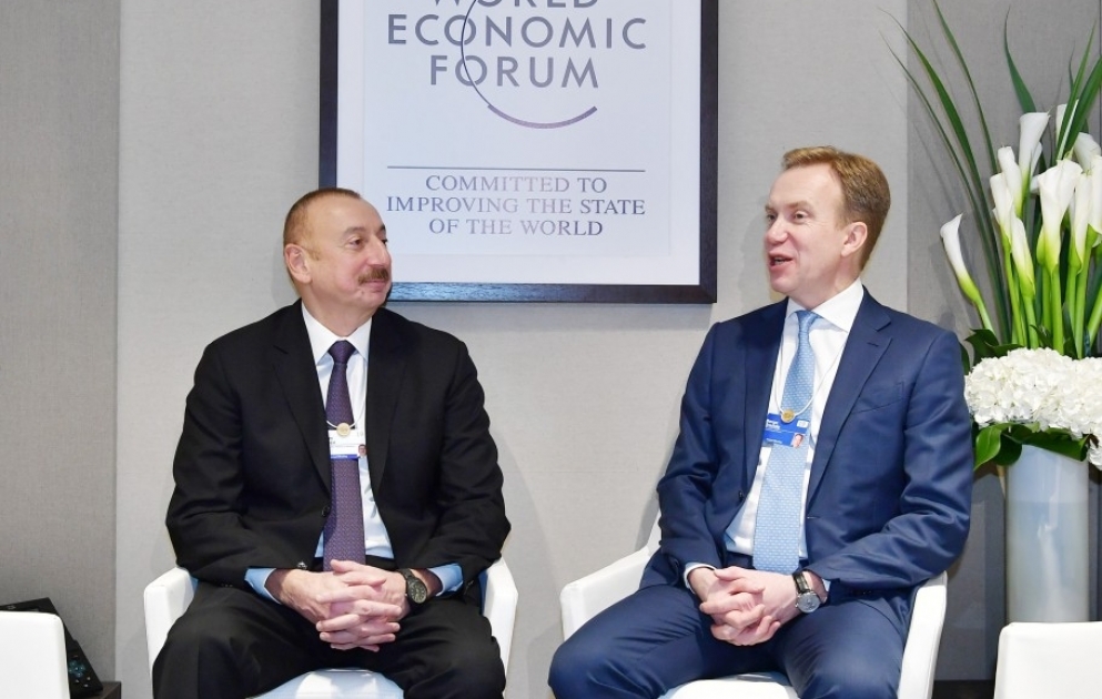 President of Azerbaijan Ilham Aliyev`s working visit to Switzerland President Ilham Aliyev met with President of World Economic Forum in Davos VIDEO