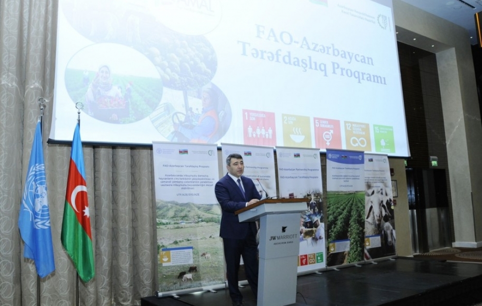 Bakıda FAO Azərbaycan Tərəfdaşlıq Proqramının açılış mərasimi keçirilib VİDEO