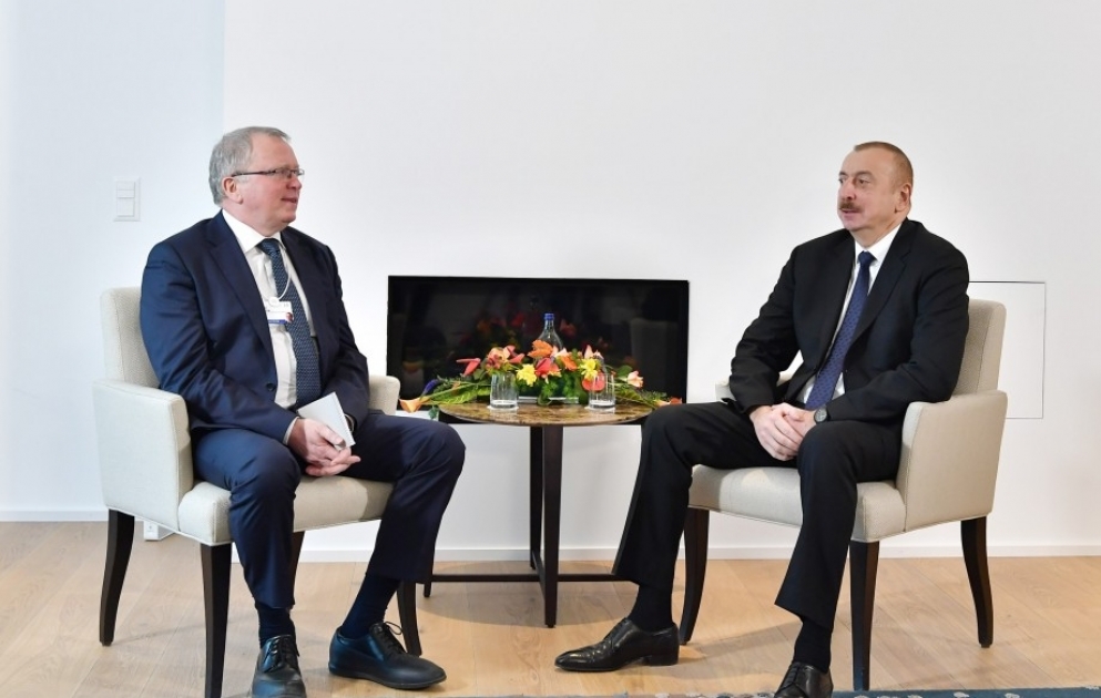 Davos : entretien du président Ilham Aliyev avec le PDG d’Equinor VIDEO